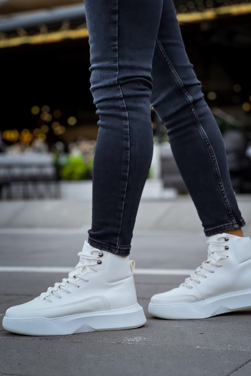 Mens Boots - White - 0321