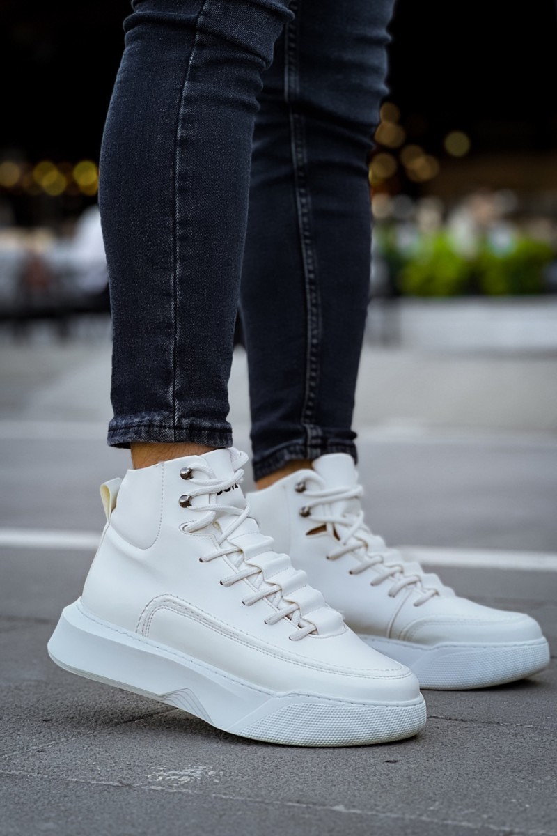 Mens Boots - White - 0321