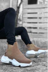Mens High Top Sneakers - Mink - 0444
