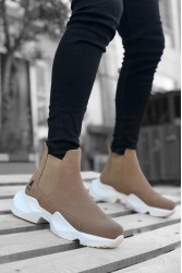 Mens High Top Sneakers - Mink - 0444