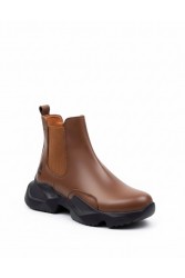 Mens High Top Sneakers - Tan Black - 0444 Mens High Top Sneakers - Tan Black - 0444