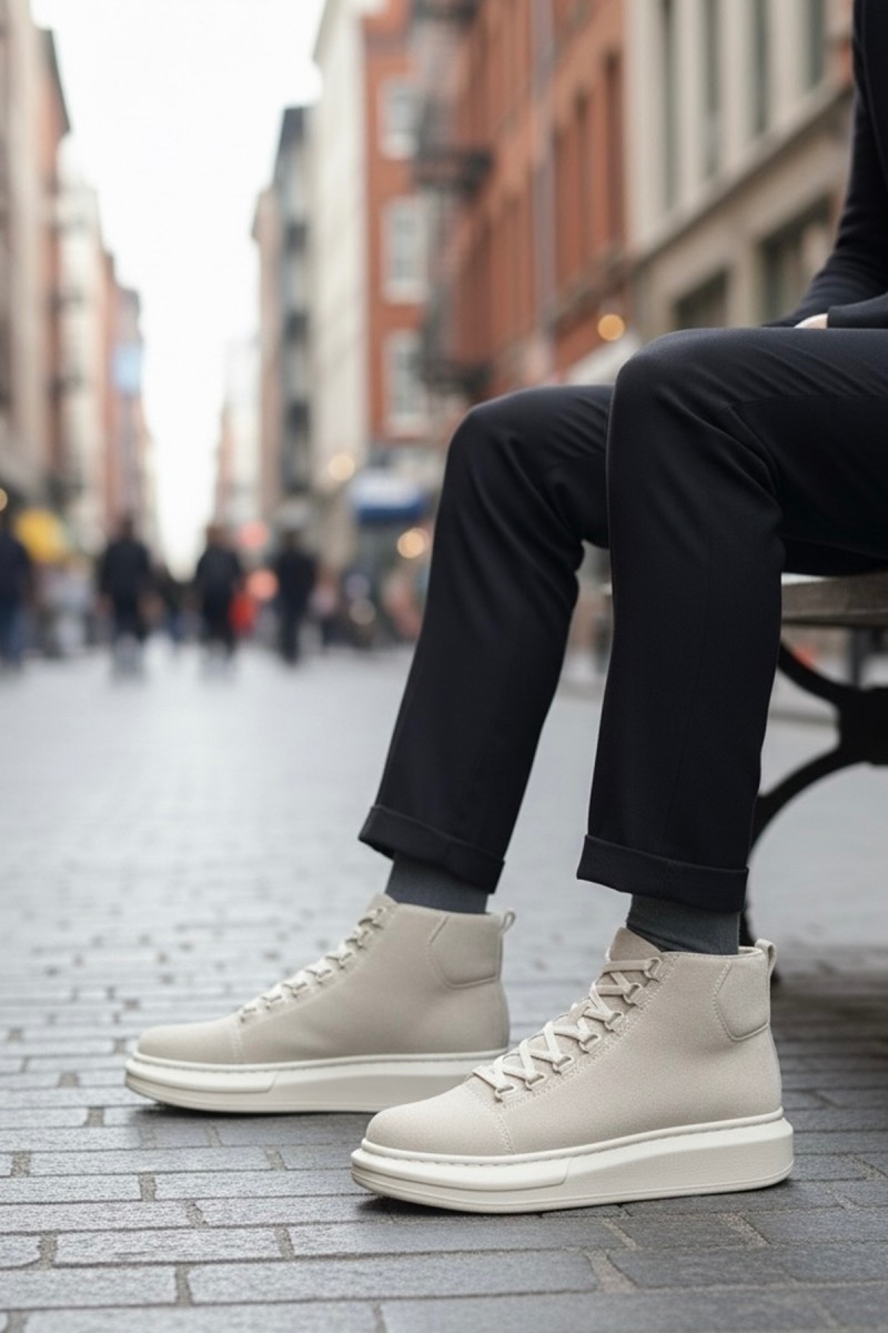 Men’s Boots - Beige - 0713 Men’s Boots - Beige - 0713