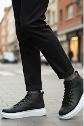 Men’s Boots - Black White - 0713 Men’s Boots - Black White - 0713