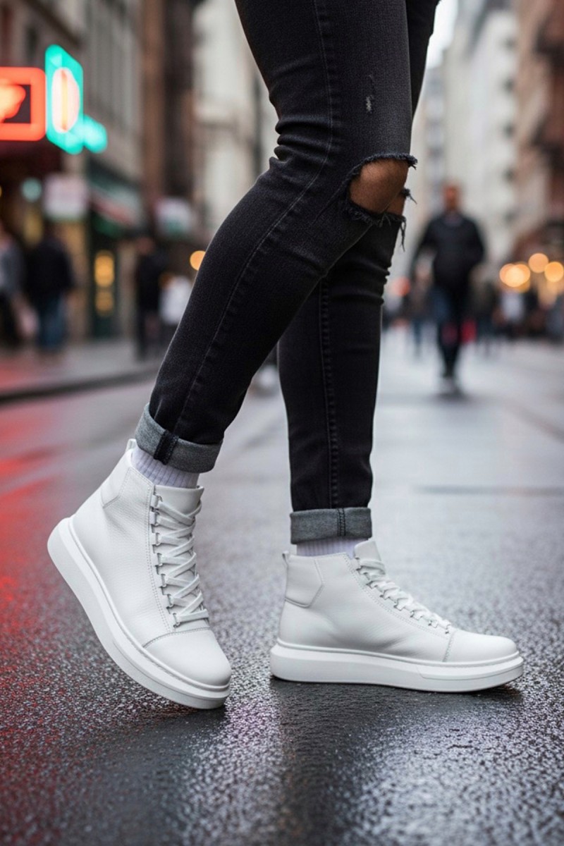 Men’s Boots - White - 0713 Men’s Boots - White - 0713