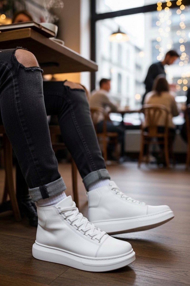 Men’s Boots - White - 0713 Men’s Boots - White - 0713