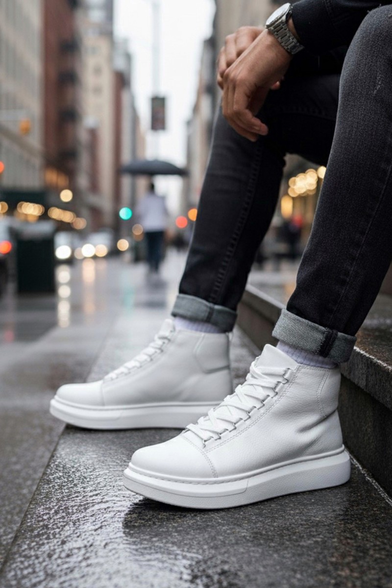 Men’s Boots - White - 0713 Men’s Boots - White - 0713