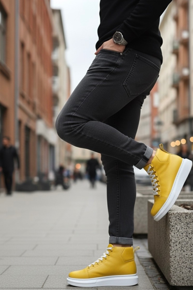 Men’s Boots - Yellow - 0713 Men’s Boots - Yellow - 0713