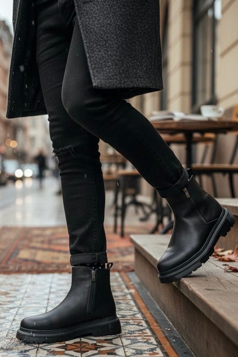 Mens Boots - Black - 0777