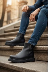 Mens Boots - Black - 0777