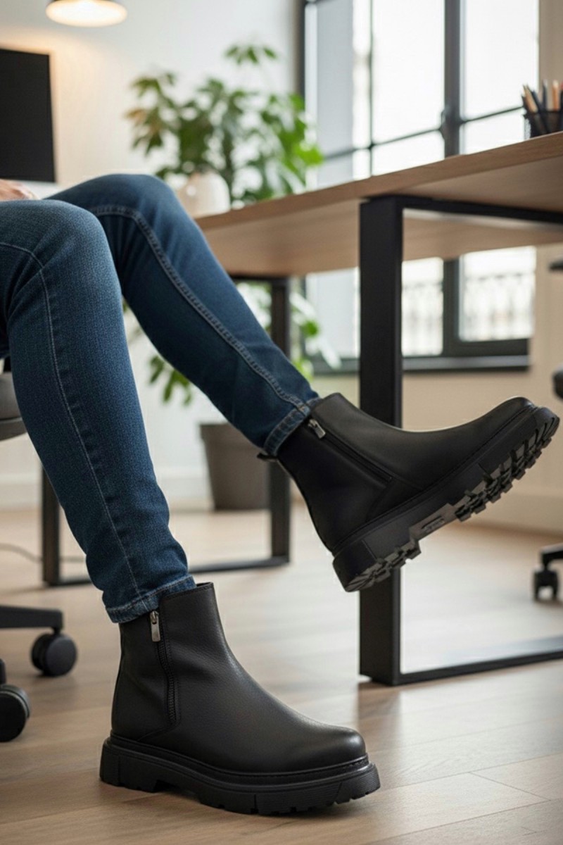 Mens Boots - Black - 0777