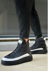 Men’s Boots - Black White - 1 - 0811 Men’s Boots - Black White - 1 - 0811