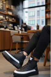 Men’s Boots - Black White - 1 - 0811 Men’s Boots - Black White - 1 - 0811
