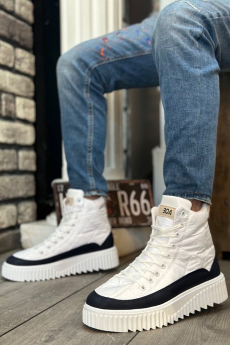 Men’s Boots - White - 0811 Men’s Boots - White - 0811