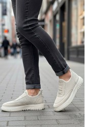 Mens Sneakers - Beige - 0911