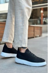 Mens Sneakers - Black White - 0911