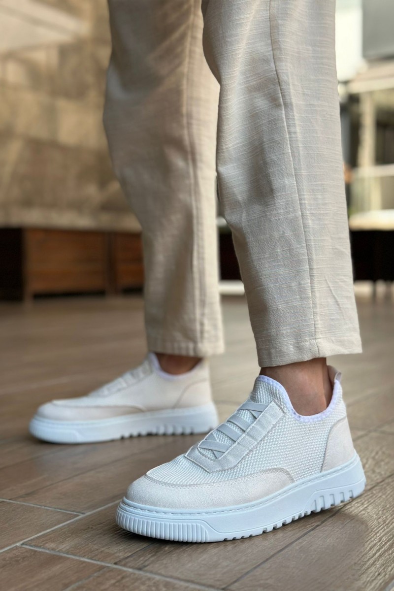 Mens Sneakers - White - 0911