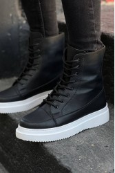 Men’s Boots - Black White - 0991