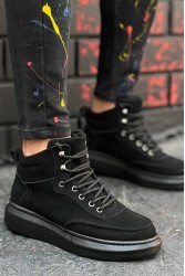 Mens Boots - Black Suede - 0994