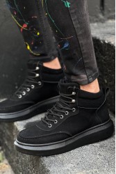 Mens Boots - Black Suede - 0994