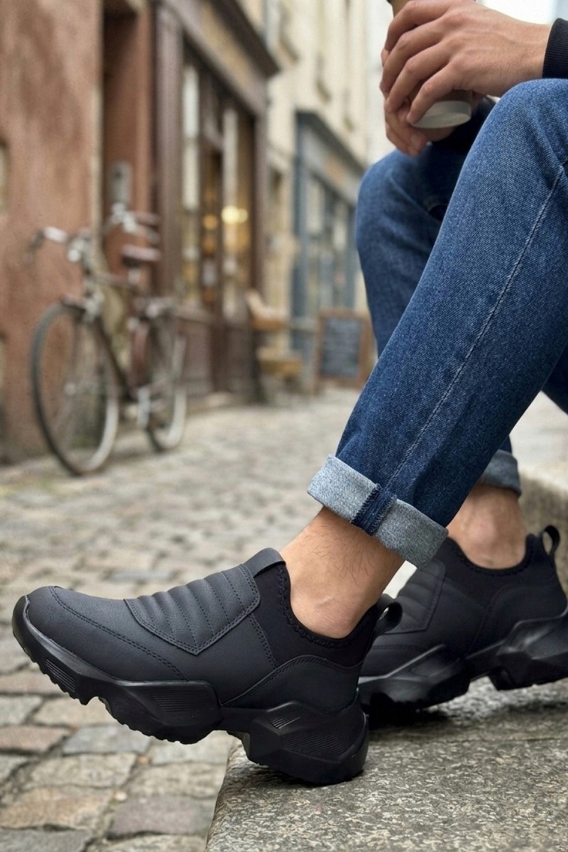 Mens Sneakers - Black - 402