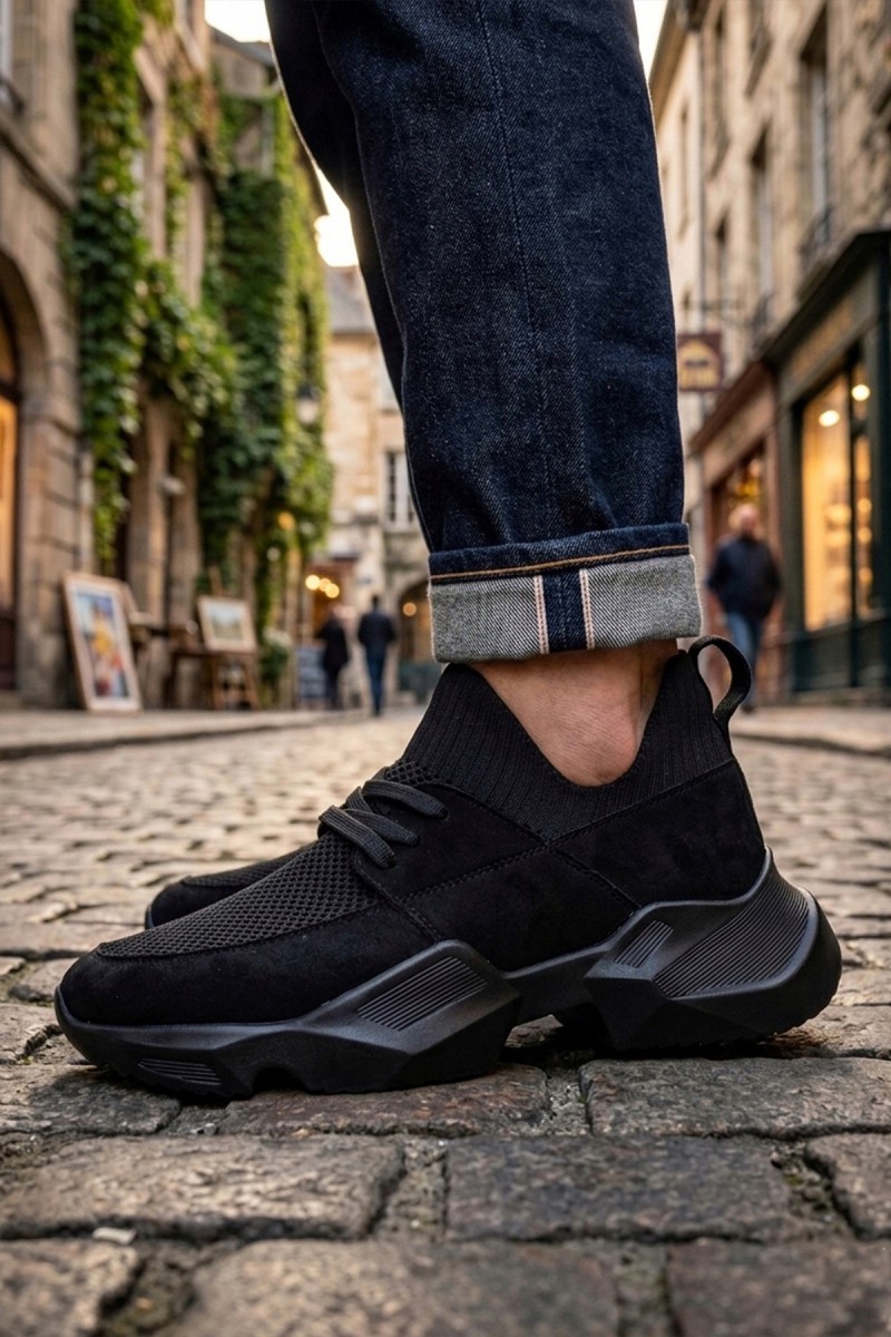 Mens Sneakers - Black - 403