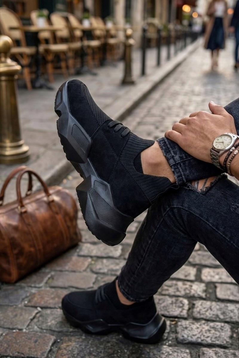 Mens Sneakers - Black - 403
