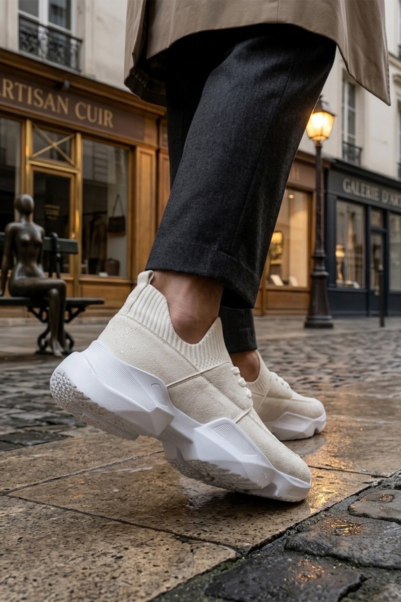 Mens Sneakers - White - 403