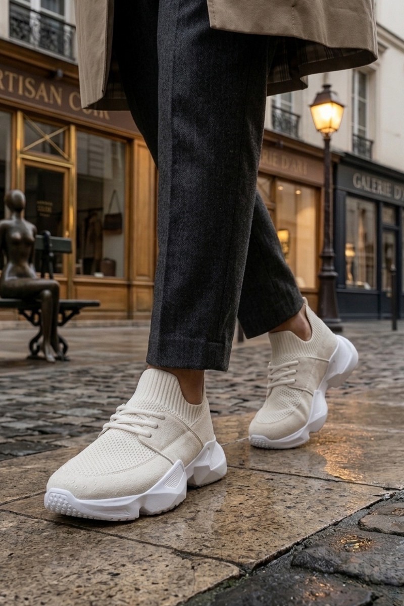 Mens Sneakers - White - 403