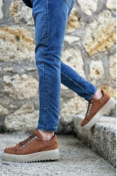 Mens Sneakers - Tan Suede - 505