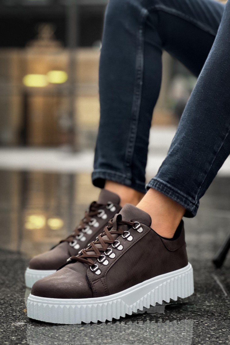 Mens Sneakers - Brown - 505