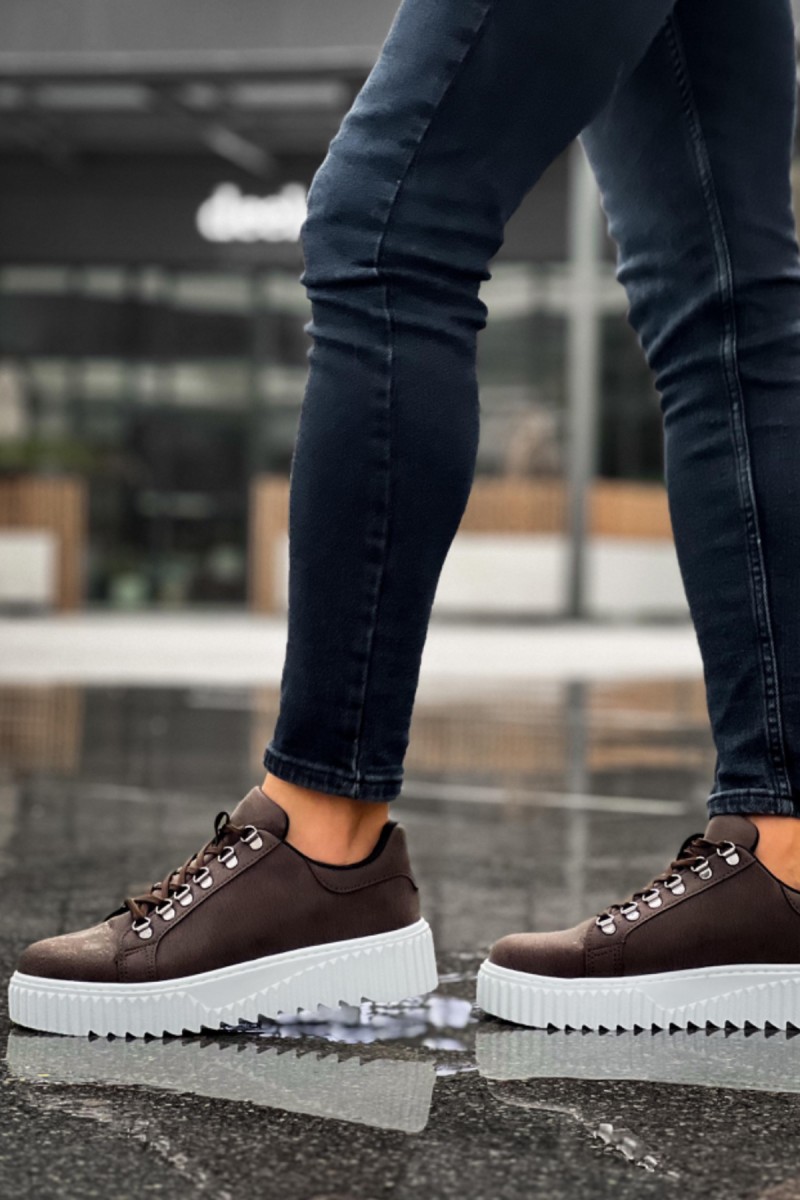 Mens Sneakers - Brown - 505