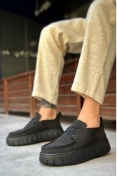 Mens Casual Shoes - Black - 676