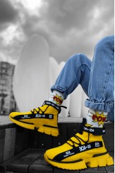 Mens Sneakers - Yellow - Agron