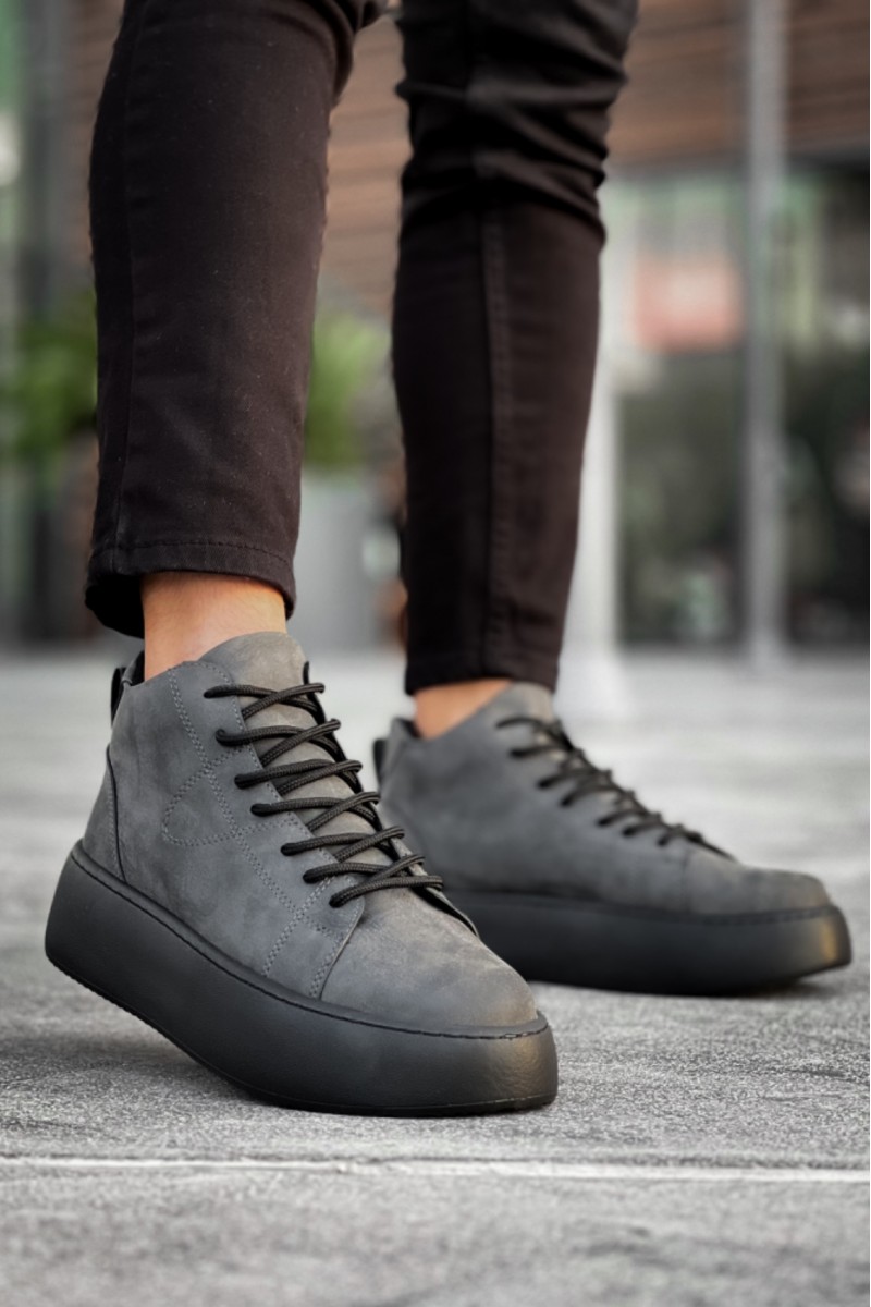 Mens Boots - Anthracite Black - LE10