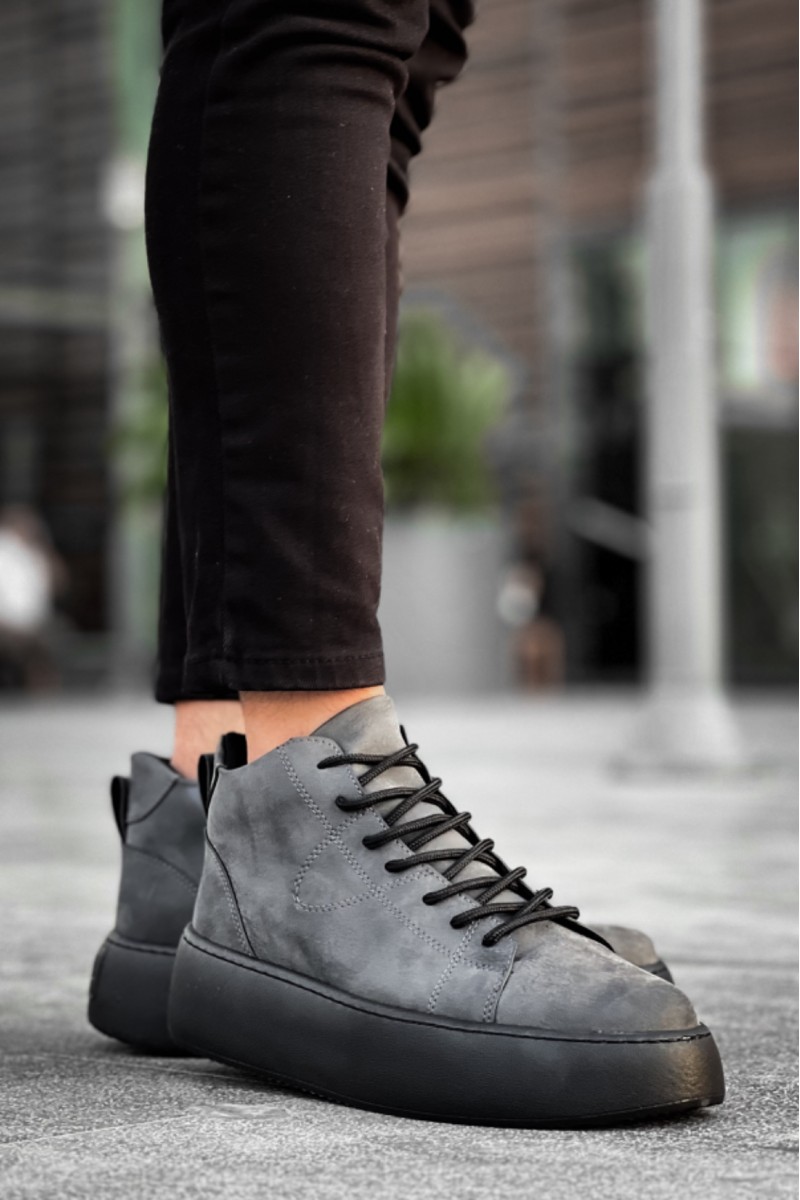 Mens Boots - Anthracite Black - LE10