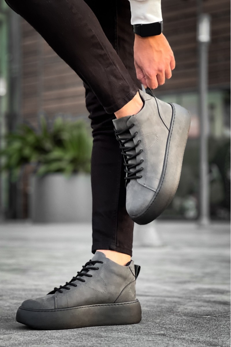 Mens Boots - Anthracite Black - LE10
