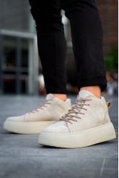 Mens Boots - Beige - LE10