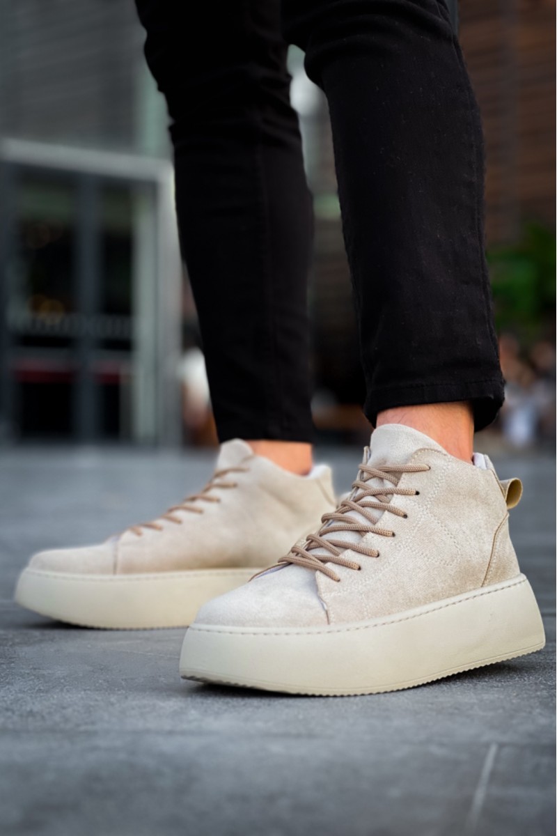 Mens Boots - Beige - LE10