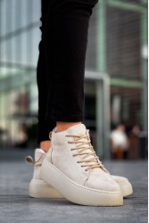 Mens Boots - Beige - LE10