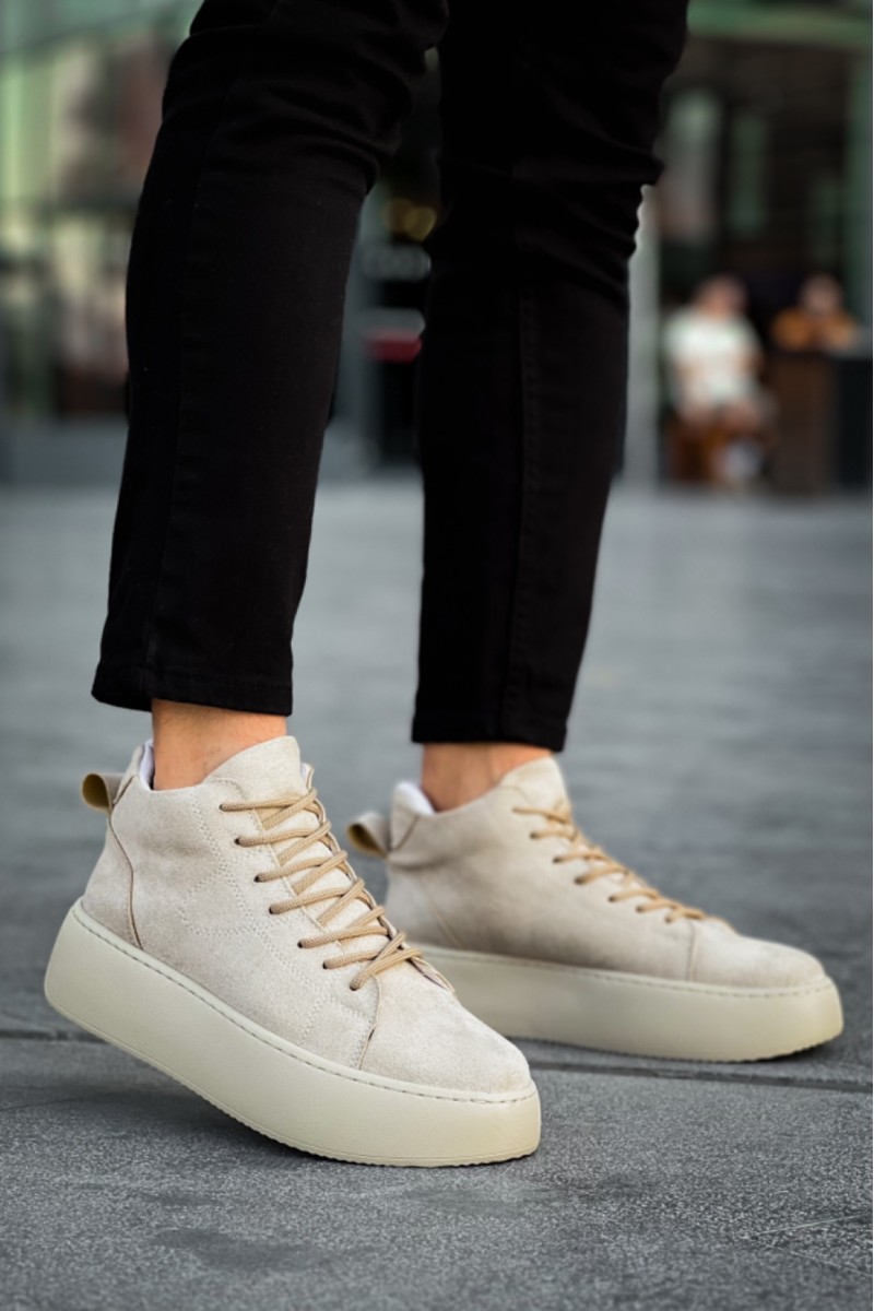 Mens Boots - Beige - LE10