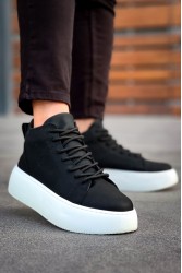 Mens Boots - Black White - LE10