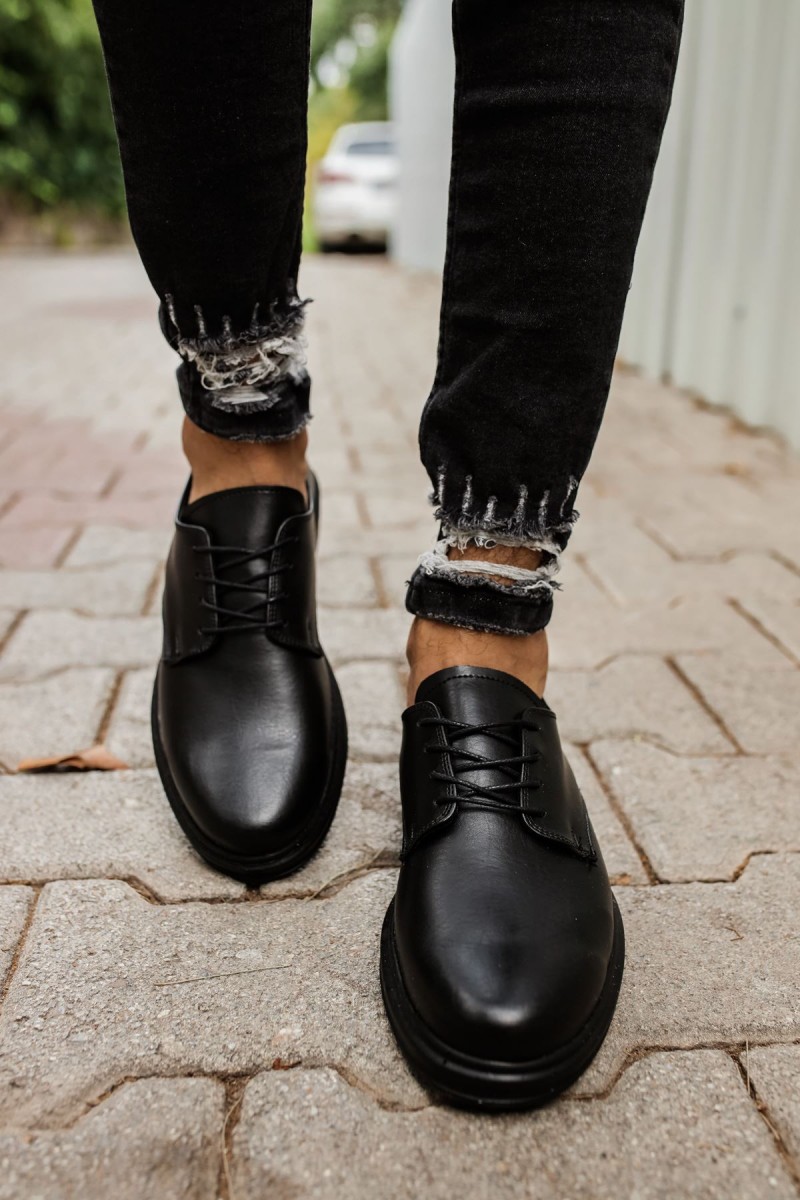 Mens Classic Shoes - Black - 003