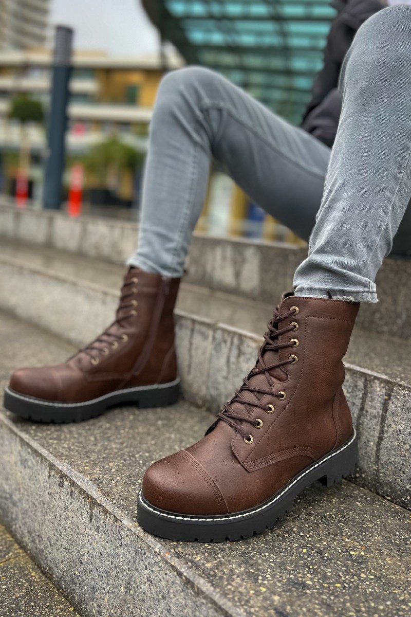 Mens Boots - Brown - 009
