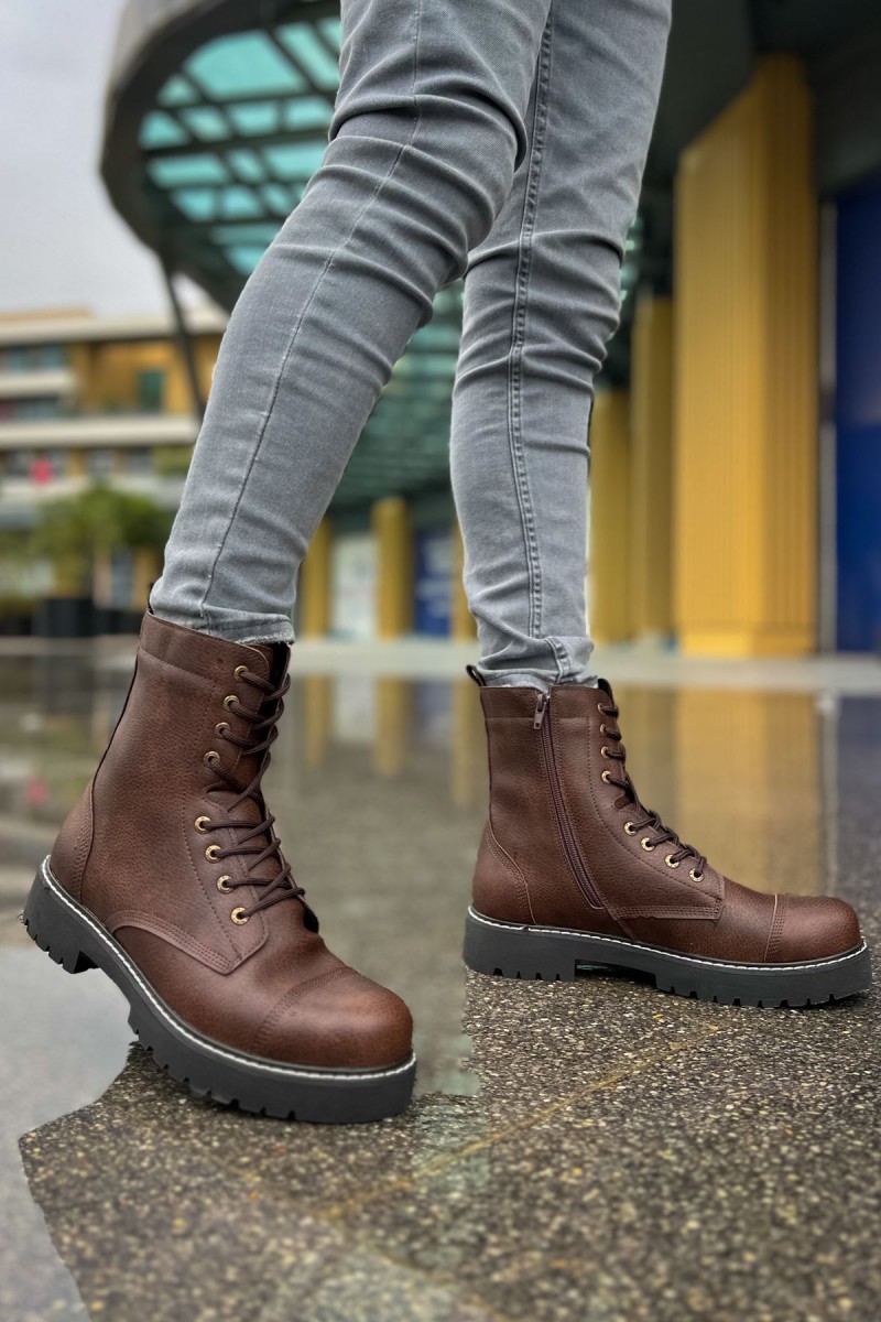 Mens Boots - Brown - 009