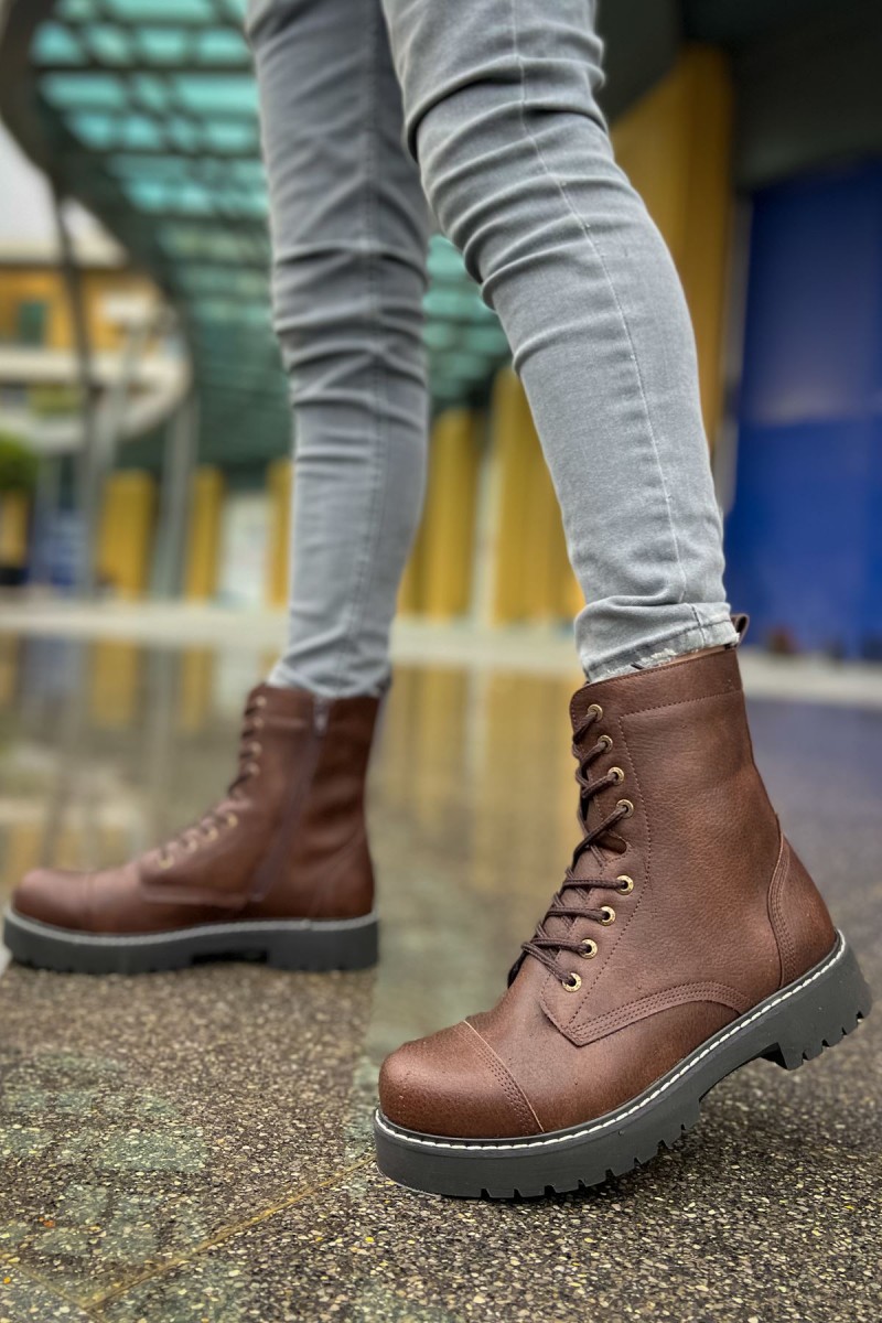Mens Boots - Brown - 009