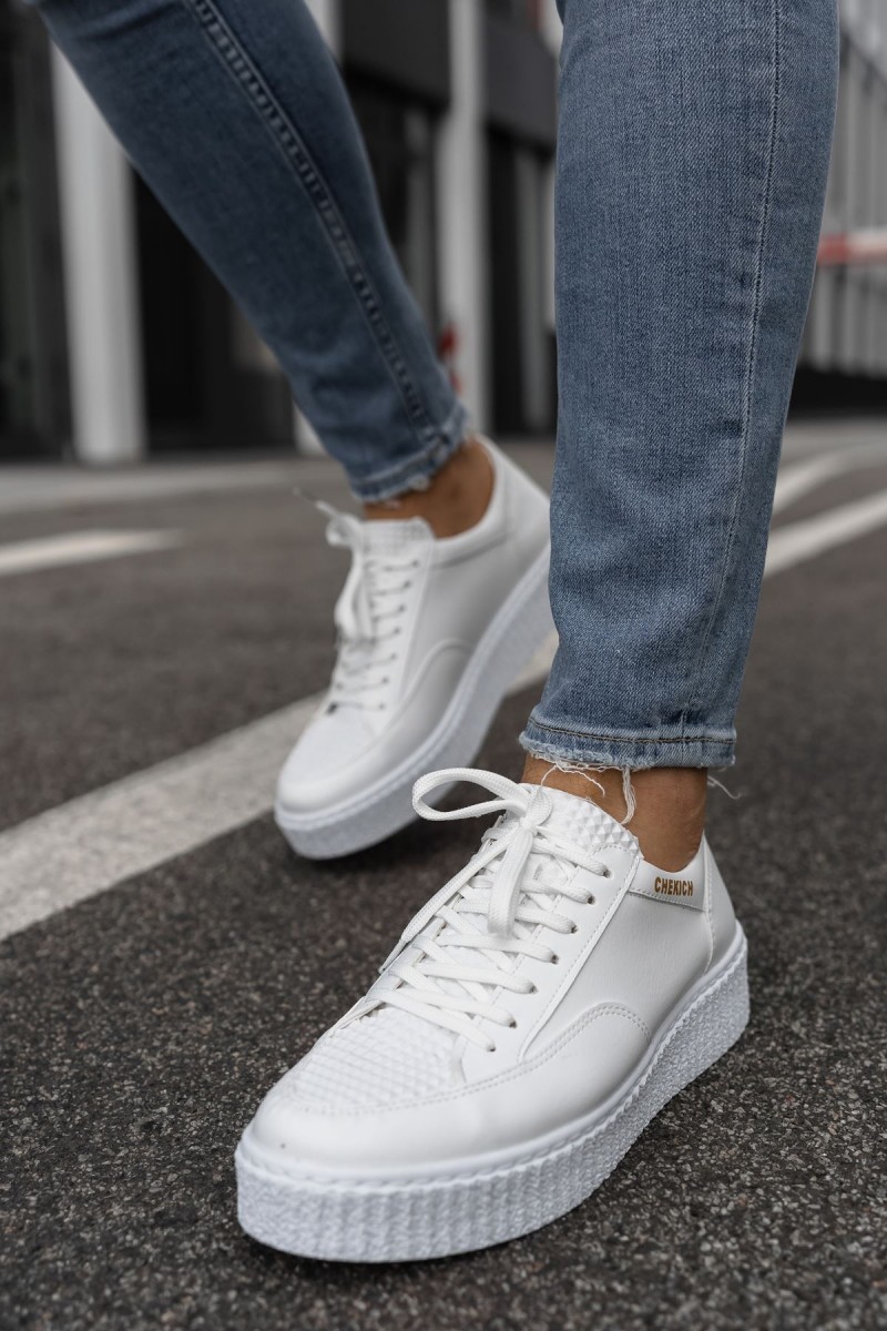 Mens Sneakers - White - 017
