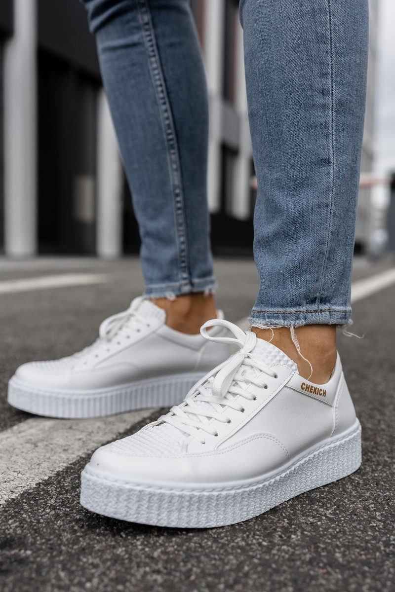 Mens Sneakers - White - 017