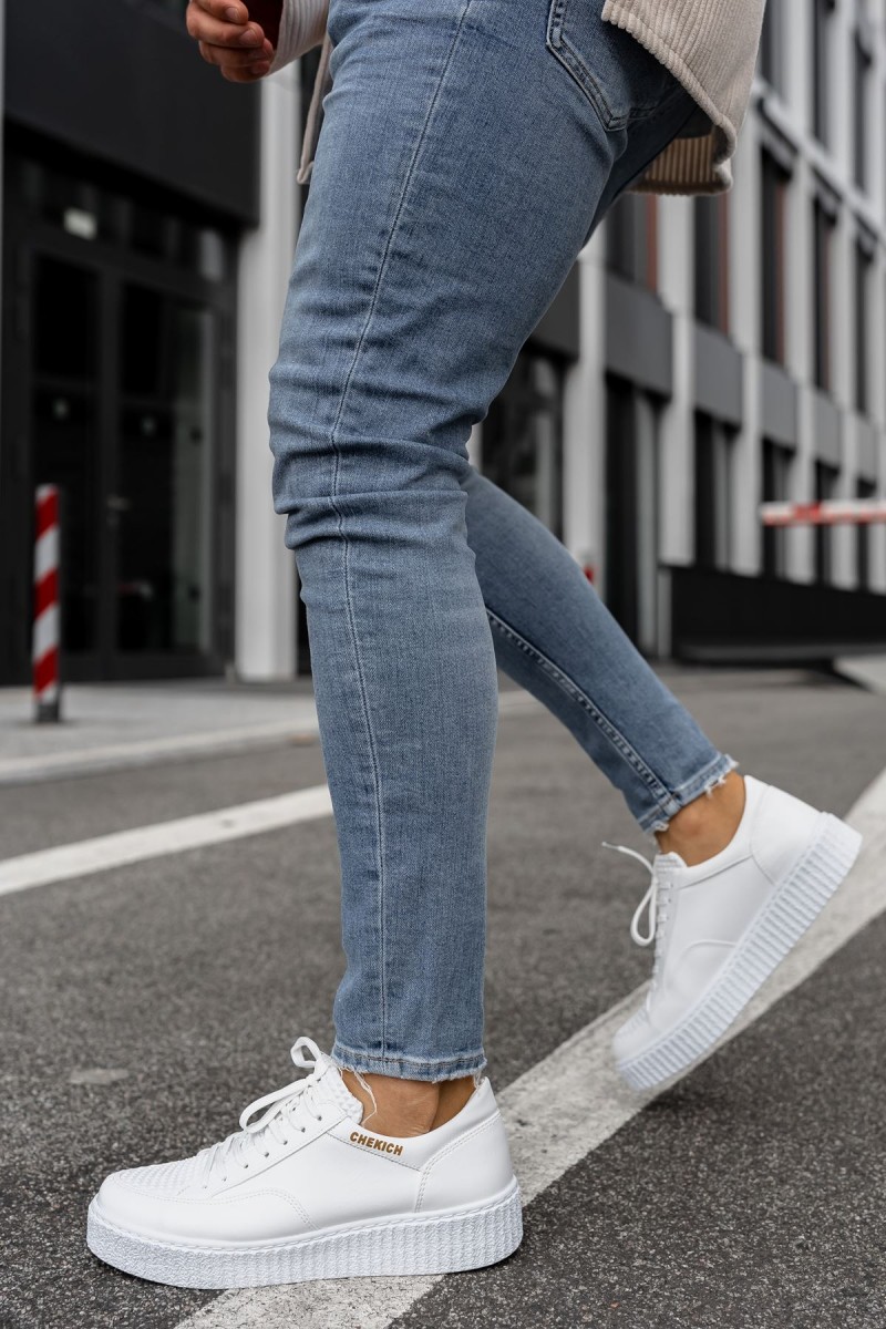 Mens Sneakers - White - 017