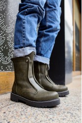 Mens Boots - Khaki - 027