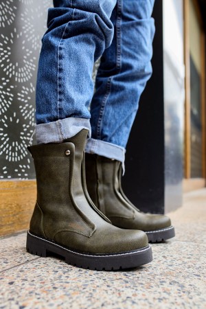 Mens Boots - Khaki - 027